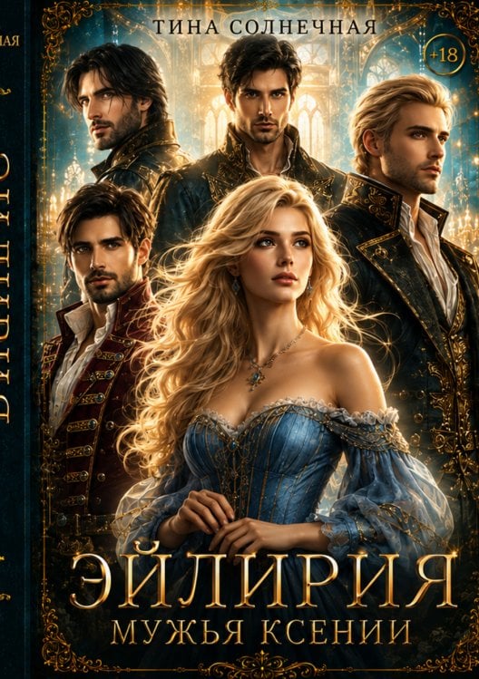 Обложка книги «Эйлирия. Мужья Ксении» — Тина Солнечная, ISBN 9785524052803