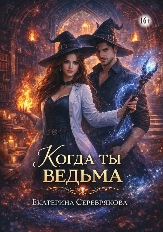 Обложка книги «Когда ты ведьма» — Екатерина Серебрякова, ISBN 9785521993444