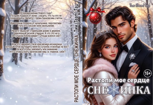 Обложка книги «Растопи мое сердце, Снежинка» — Тим (Team) Тац, ISBN 9785524057976