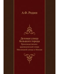 Деловая улица большого города