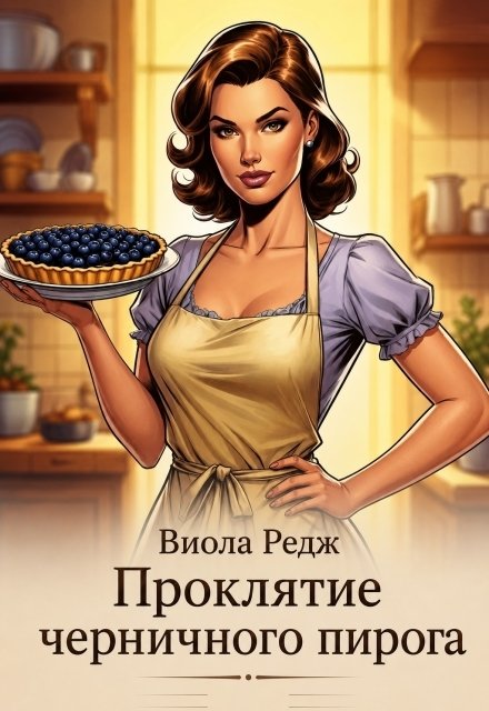 Обложка книги «Проклятие черничного пирога» — Виола Редж, ISBN 9785524056191