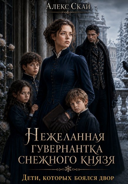 Обложка книги «Нежеланная гувернантка снежного князя» — Алекс Скай, ISBN 9785524043979