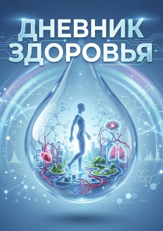 Обложка книги «Дневник здоровья, дизайн: "Метранпаж", 100 страниц, А5» — Нет автора, ISBN 9785521988792