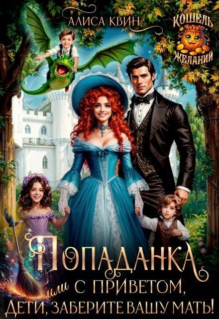 Обложка книги «Попаданка с приветом, или Дети, заберите вашу мать!» — Алиса Квин, ISBN 9785524017031