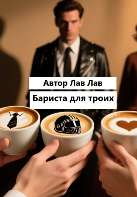 Обложка книги «Бариста для троих» — Лав Лав, ISBN 9785524041869