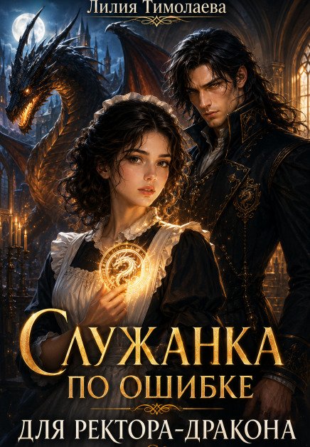 Обложка книги «Служанка по ошибке для ректора-дракона» — Лилия Тимолаева, ISBN 9785524023766