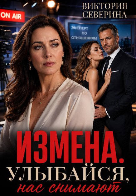 Обложка книги «Измена: Улыбайся, нас снимают!» — Виктория Северина, ISBN 9785524036889