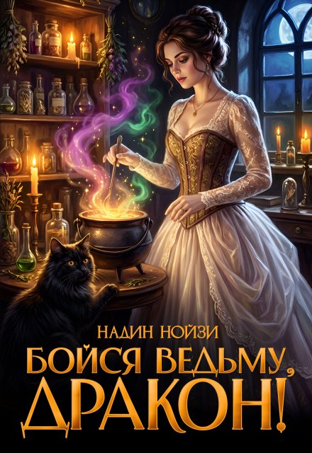 Обложка книги «Бойся ведьму, дракон» — Надин Нойзи, ISBN 9785524045485