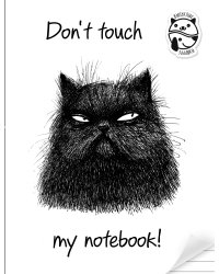 Блокнот Don't touch my notebook! (линейка)