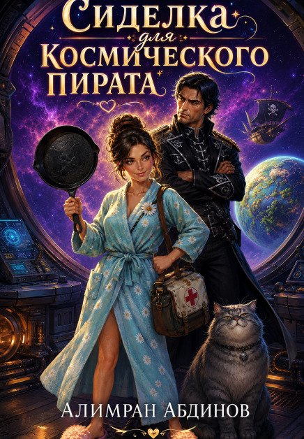 Обложка книги «Сиделка для Космического Пирата» — Алимран Абдинов, ISBN 9785524020963