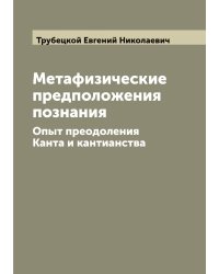 Метафизические предположения познания