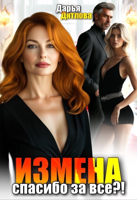Обложка книги «Измена, спасибо за всё» — Дарья Дятлова, ISBN 9785524017499