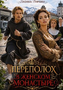 Обложка книги «Переполох в женском монастыре.» — Людмила Вовченко, ISBN 9785524035240