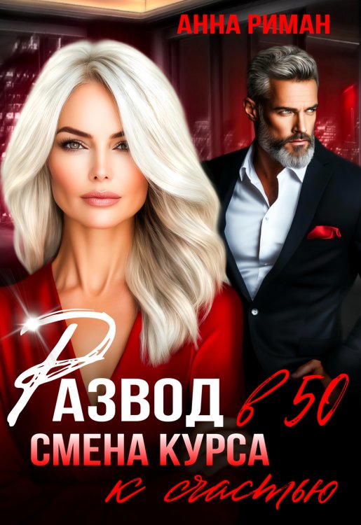 Обложка книги «Развод в 50. Смена курса к счастью» — Анна Риман, ISBN 9785524060914