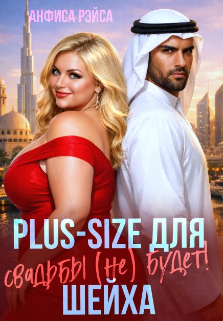 Plus-size для шейха. Свадьбы (не) будет! Обложка книги «Plus-size для шейха. Свадьбы (не) будет!» — Анфиса Рэйса, ISBN 9785524038302