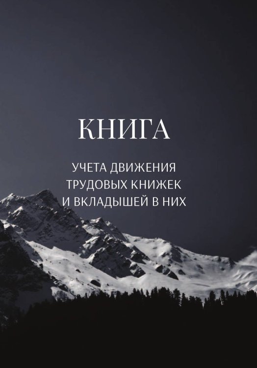 Обложка книги «Книга учета трудовых книжек и вкладыщей к ним» — автора нет, ISBN 9785521888146