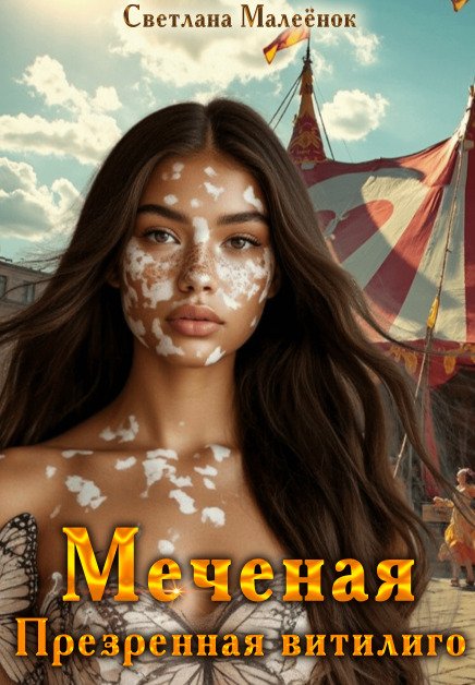 Обложка книги «Меченая. Презренная витилиго.» — Светлана Малеёнок, ISBN 9785524028570