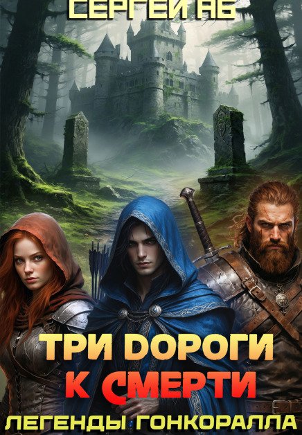 Обложка книги «Три дороги к смерти» — Сергей Аб, ISBN 9785524024237