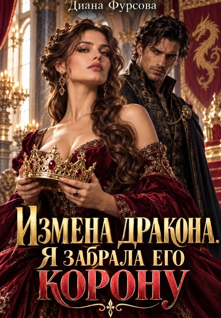 Обложка книги «Измена дракона. Я забрала его корону» — Диана Фурсова, ISBN 9785524058485