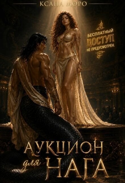 Обложка книги «Аукцион для нага» — Ксана Моро, ISBN 9785524051738