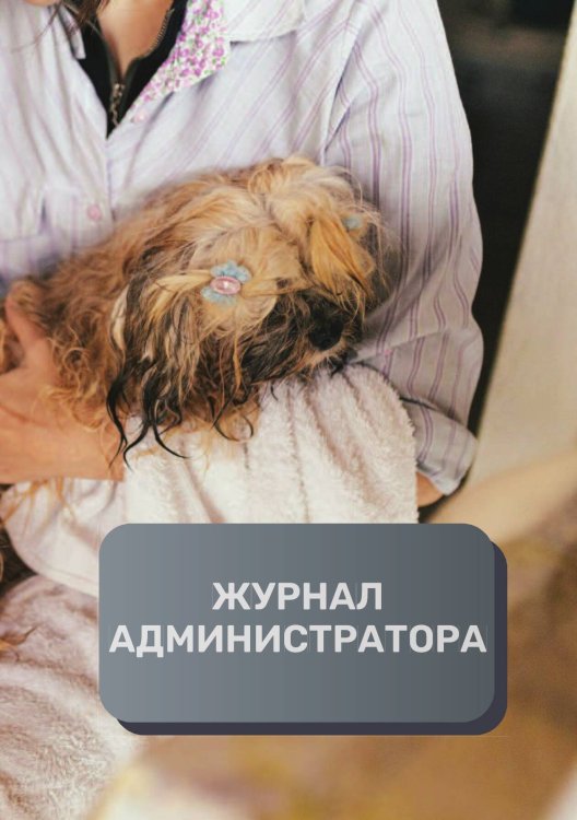 Обложка книги «Журнал администратора груминг салона» — автора нет, ISBN 9785521893003