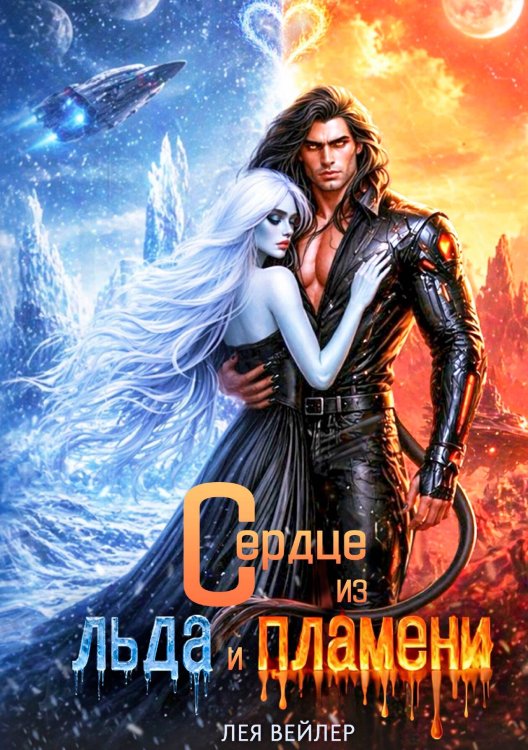 Обложка книги «Сердце из льда и пламени» — Лея Вейлер, ISBN 9785524014788