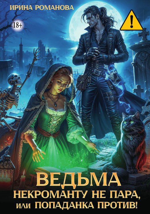 Обложка книги «Ведьма некроманту не пара, или Попаданка против!» — Ирина Романова, ISBN 9785521949007