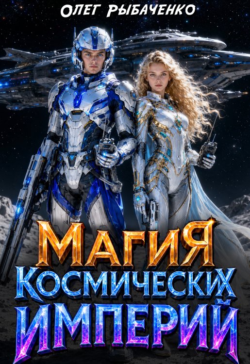 Обложка книги «Магия космических империй» — Олег Рыбаченко, ISBN 9785524011510