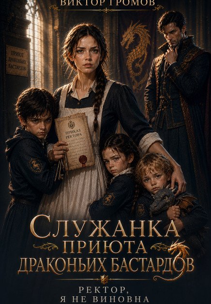 Обложка книги «Служанка под судом драконов, или Ректор, который слышит ложь» — Виктор Громов, ISBN 9785524044686