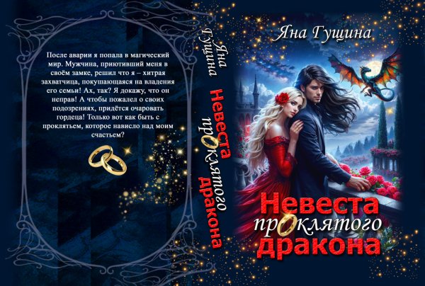 Обложка книги «Невеста проклятого дракона» — Яна Гущина, ISBN 9785524057792