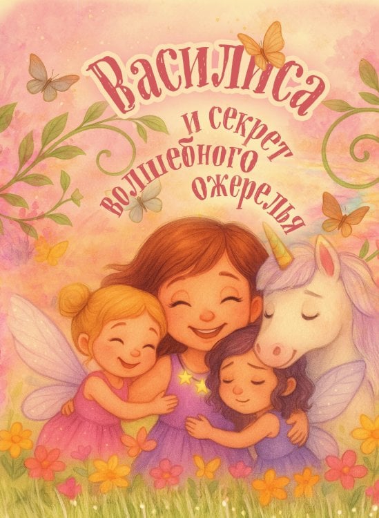 Обложка книги «Василиса и секрет волшебного ожерелья. Именная книга для девочек с заданиями» — Нет автора, ISBN 9785042281082