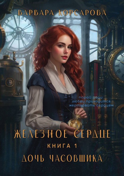 Обложка книги «Железное Сердце. Книга 1. Дочь часовщика» — Варвара Корсарова, ISBN 9785517115720