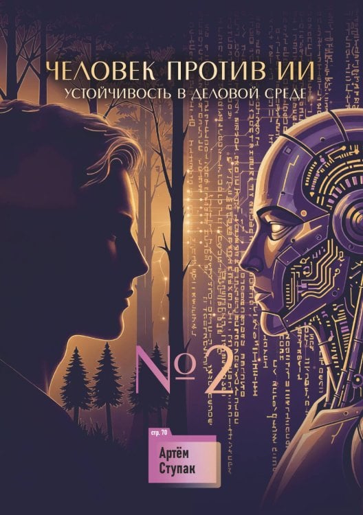 Обложка книги «Человек против ИИ №2: устойчивость в деловой среде» — А. Ступак; О.Горлова; М. Иванова; Я. Прохорова; И. Русина; О. Белоусова; Д. Марьясов; А. Батин; К. Лучников; Н. Субаева; В. Скрипко; Т. Цветкова; Т. Зинин; С. Питт, ISBN 9785524066732