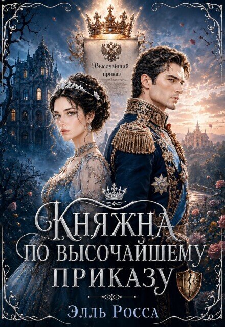 Обложка книги «Княжна по высочайшему приказу» — Элль Росса, ISBN 9785524053985
