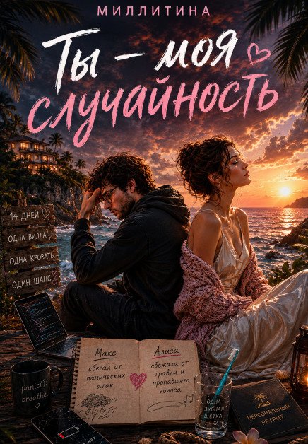 Обложка книги «Ты-моя случайность» — Миллитина, ISBN 9785524032294