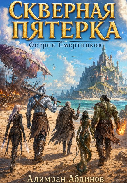Обложка книги «Скверная Пятерка: Сезон 1: Остров Смертников (серия 2)» — Алимран Абдинов, ISBN 9785524020994