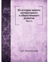 Из истории нашего литературного и общественного развития