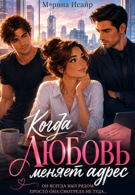Обложка книги «Когда любовь меняет адрес» — Марина Исайр, ISBN 9785524054616