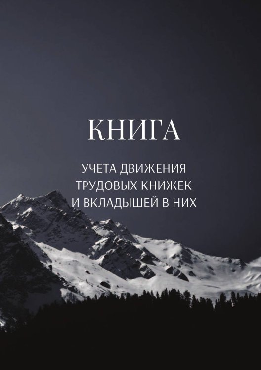 Обложка книги «Книга учета трудовых книжек и вкладыщей к ним» — автора нет, ISBN 9785521887484