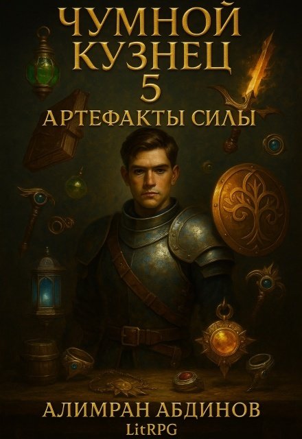 Чумной Кузнец 5: Артефакты Силы Обложка книги «Чумной Кузнец 5: Артефакты Силы» — Алимран Абдинов, ISBN 9785524021090