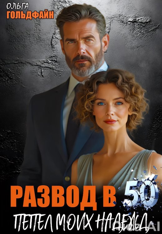 Обложка книги «Развод в 50. Пепел моих надежд» — Ольга Гольдфайн, ISBN 9785524012876