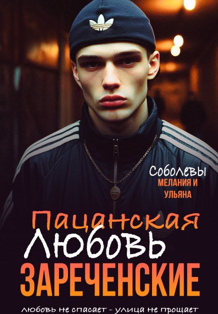 Обложка книги «Пацанская любовь. Зареченские» — Мелания Соболева; Ульяна Соболева, ISBN 9785524032126