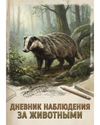 Дневник наблюдения за животными, дизайн: "Метранпаж" универсальный, 100 страниц