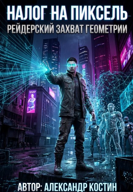 Обложка книги «Налог на пиксель: Рейдерский захват геометрии» — Александр Костин., ISBN 9785524062314