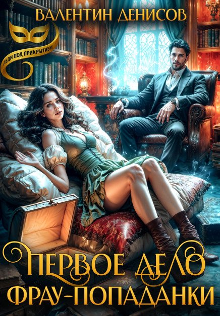Обложка книги «Первое дело фрау-попаданки» — Валентин Денисов, ISBN 9785524050724