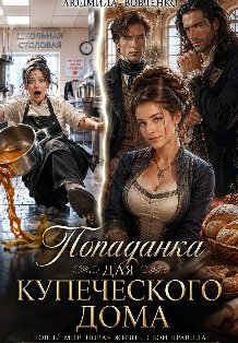 Обложка книги «Попаданка для купеческого дома.» — Людмила Вовченко, ISBN 9785524035257