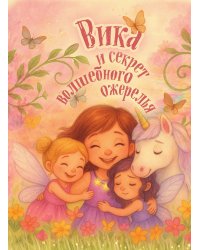 Вика и секрет волшебного ожерелья. Именная книга для девочек с заданиями