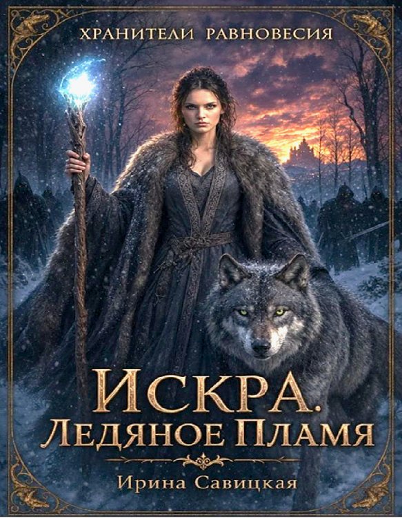 Обложка книги «Искра. Ледяное Пламя» — Ирина Савицкая, ISBN 9785524065285