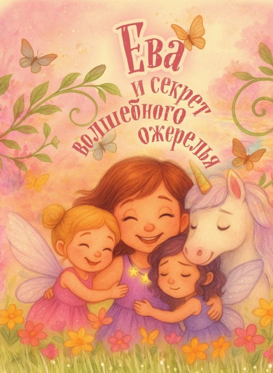 Обложка книги «Ева и секрет волшебного ожерелья. Именная книга для девочек с заданиями» — Нет автора, ISBN 9785042281136
