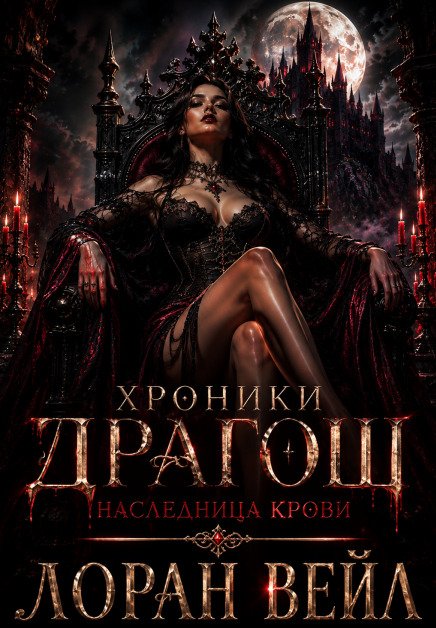 Обложка книги «Хроники Драгош. Наследница крови» — Лоран Вейл, ISBN 9785524020482